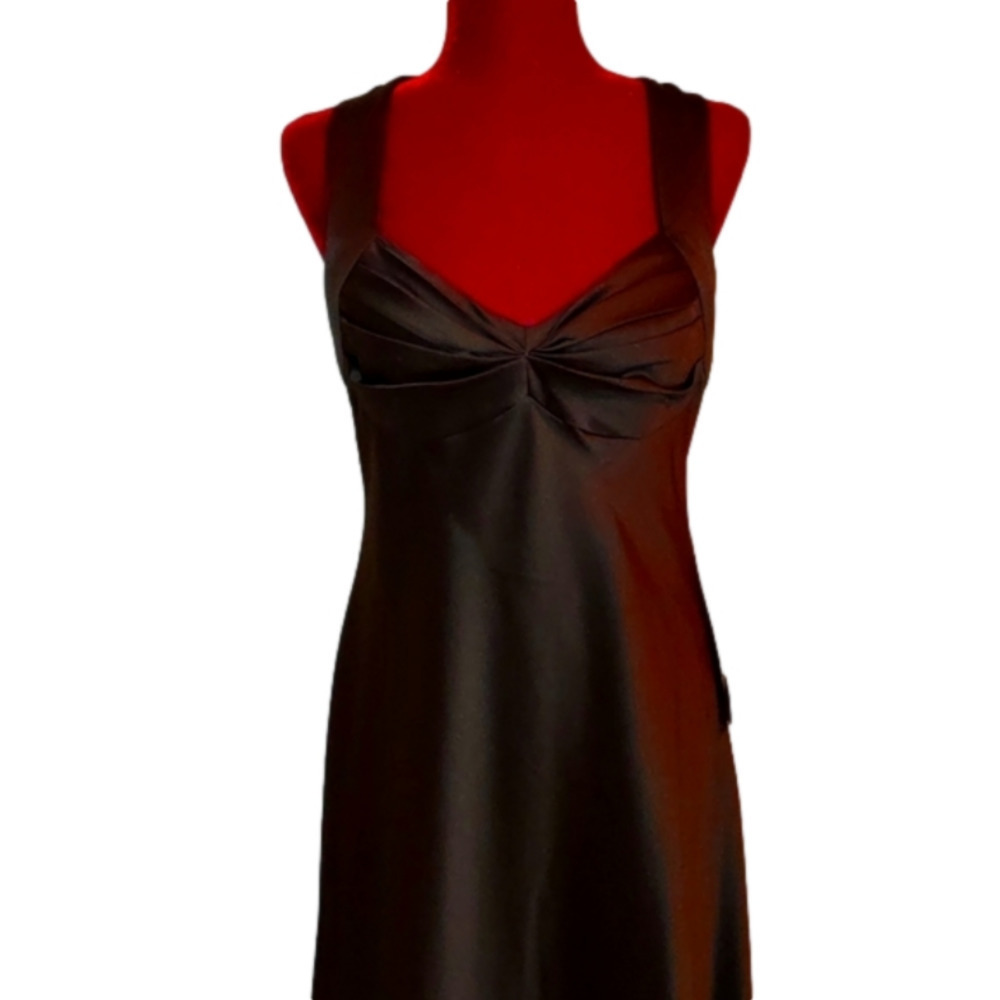 Calvin Klein chocolate brown evening gown size 12 NWT